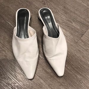 White Zara Mules